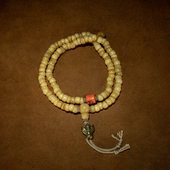 清代藏传高玉化老料原装 大圆满108颗老念珠老佛珠手持珠多圈手钏