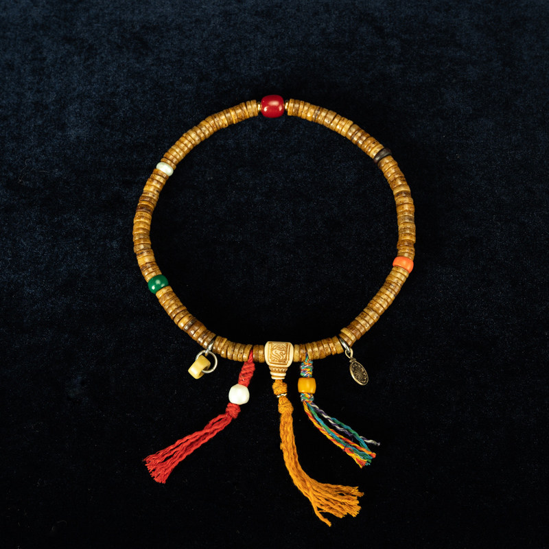 万珠之王〓清代藏传传承罕见老料原装念珠老佛珠手持珠串收藏品