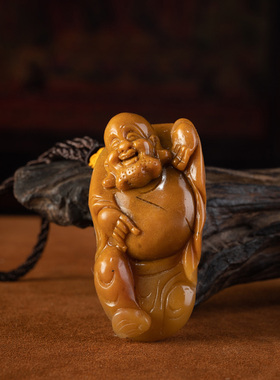 黄龙玉细腻挂件吊坠包邮