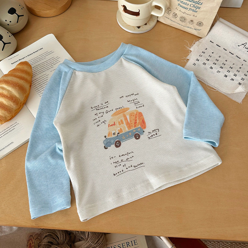 男童小汽车印花打底衫春秋款儿童春装上衣男宝宝春季长袖体恤可爱,童装/婴儿装/亲子装,T恤,淘宝优惠券,粉丝福利购,淘宝优惠卷