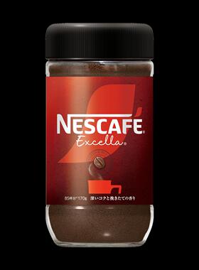 日本正品进口雀巢NESCAFE玻璃瓶黑烤咖啡红杯100g40g袋装速溶咖啡