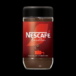 日本正品 速溶咖啡 进口雀巢NESCAFE玻璃瓶黑烤咖啡红杯100g40g袋装