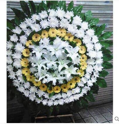 花篮花圈 鲜花制作 白事丧事悼念祭奠葬礼追思送花 上海同城速递