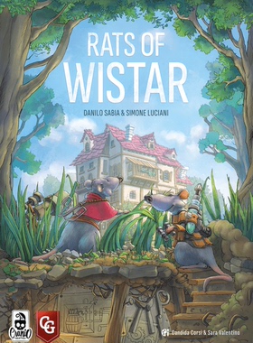 【大公鸡桌游】Rats of Wistar 英文版正品
