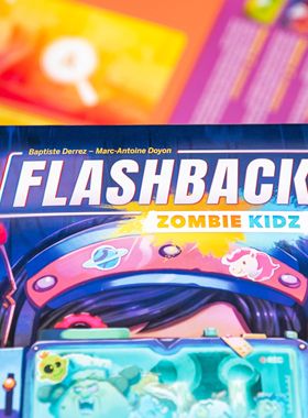 【大公鸡桌游】Flashback: Zombie Kidz 英文正品 儿童解谜
