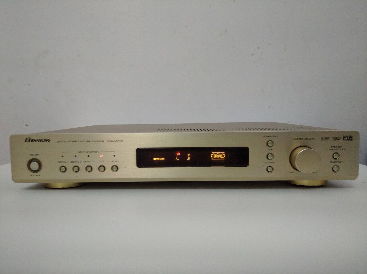 国产HANLING 山灵SDAV-2010前级 5.1声道DTS解码器家庭影院AV功放