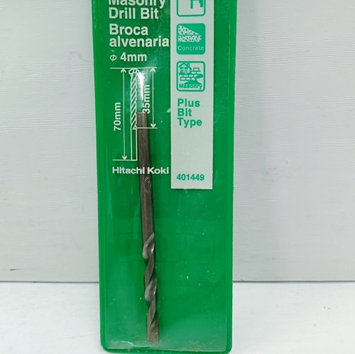日立401449冲击钻咀 钻墙钻孔  冲击钻用-4*70（1支装）