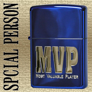 MVPzippo打火机蓝色红色