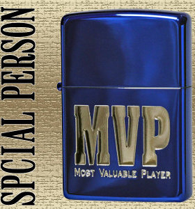 日本代购正品 zippo煤油防风打火机 MVP 蓝色红色