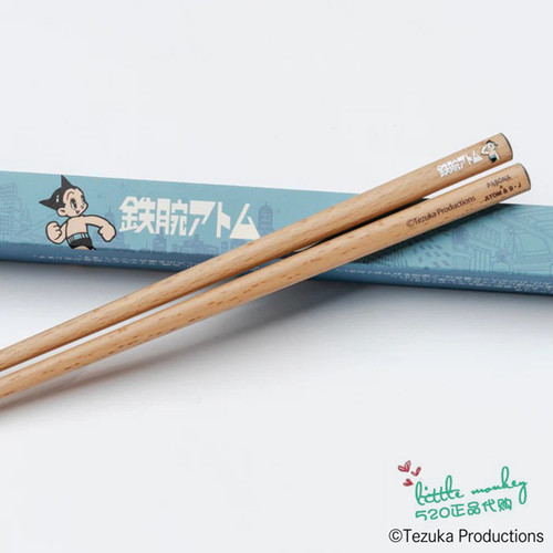 日本代购 铁臂阿童木 可爱筷子 木筷