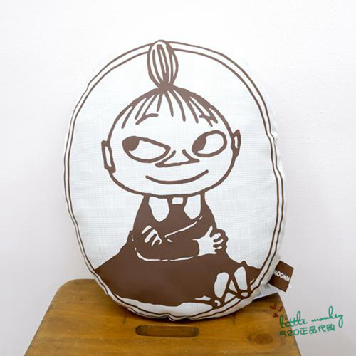 日本代购 Moomin精灵姆明 亚美 花 可爱抱枕靠枕靠垫