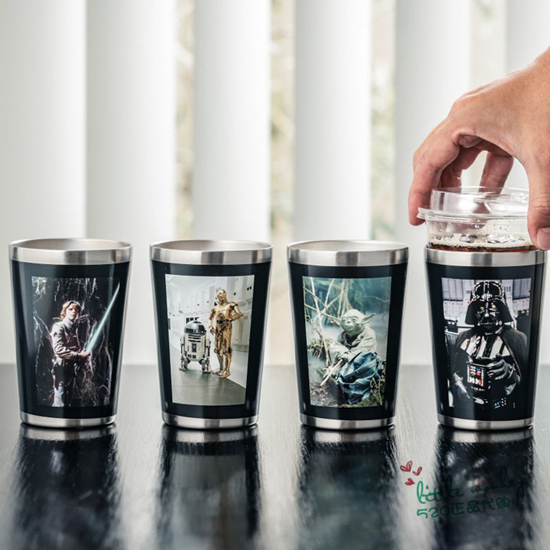 日本代购 STAR WARS星球大战 可爱真空不锈钢杯咖啡杯水杯