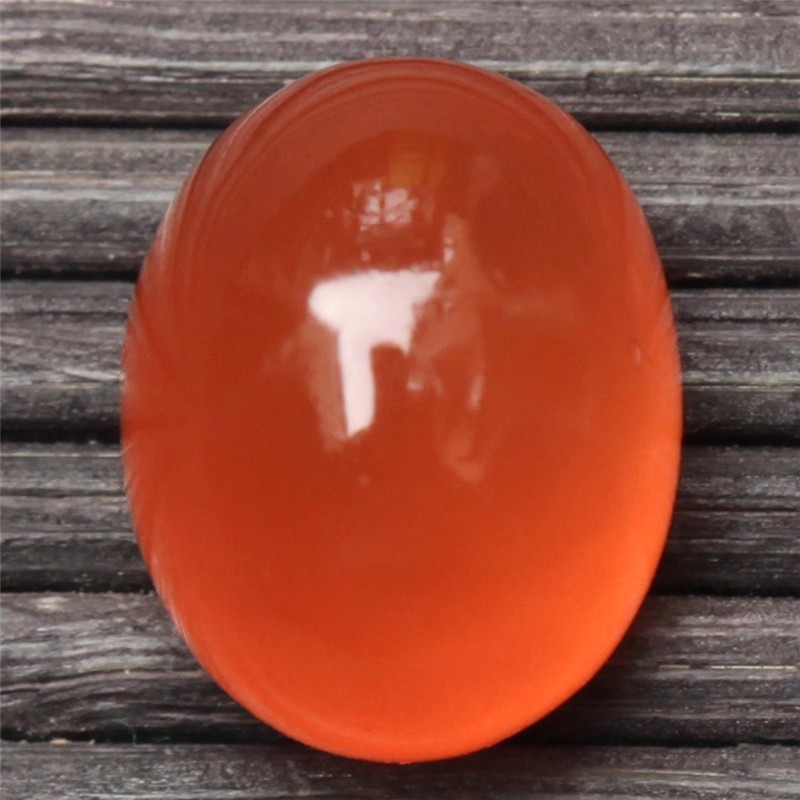 保山料南红玛瑙 无裂天然原矿冰红裸石蛋面 戒指戒面未镶嵌 1.9克