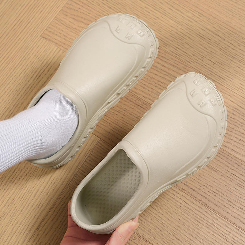 厨师鞋防滑防水防油春秋脚蹬潮款