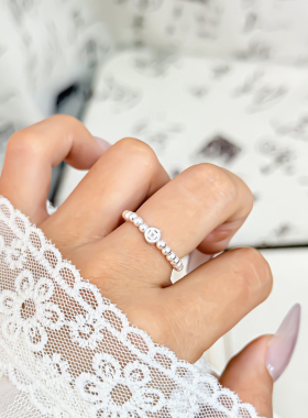 足银999轻奢光面铜钱戒指