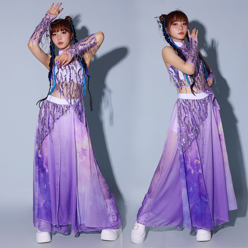 女团打歌服国风舞蹈服