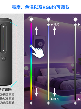 2.4G磁性触摸滑动RC09RFB RGB+CCT遥控器(RGB/RGBW/RGBCW通用）