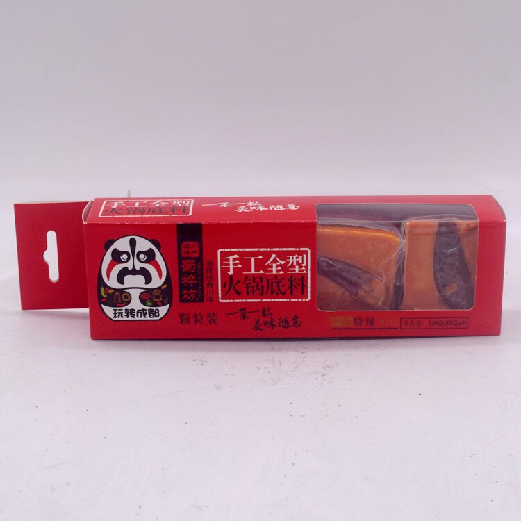 蜀粹坊手工全型火锅底料320克4小块牛油经典川味烧菜冒菜调料