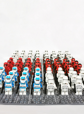 星球大战SW201克隆兵Clone Trooper风暴兵白兵人仔积木儿童玩具