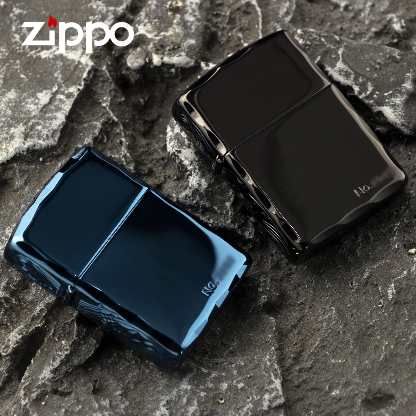 zippo打火机日本原装进口正版芝宝煤油防风限量盔甲雕刻锦鲤宝石