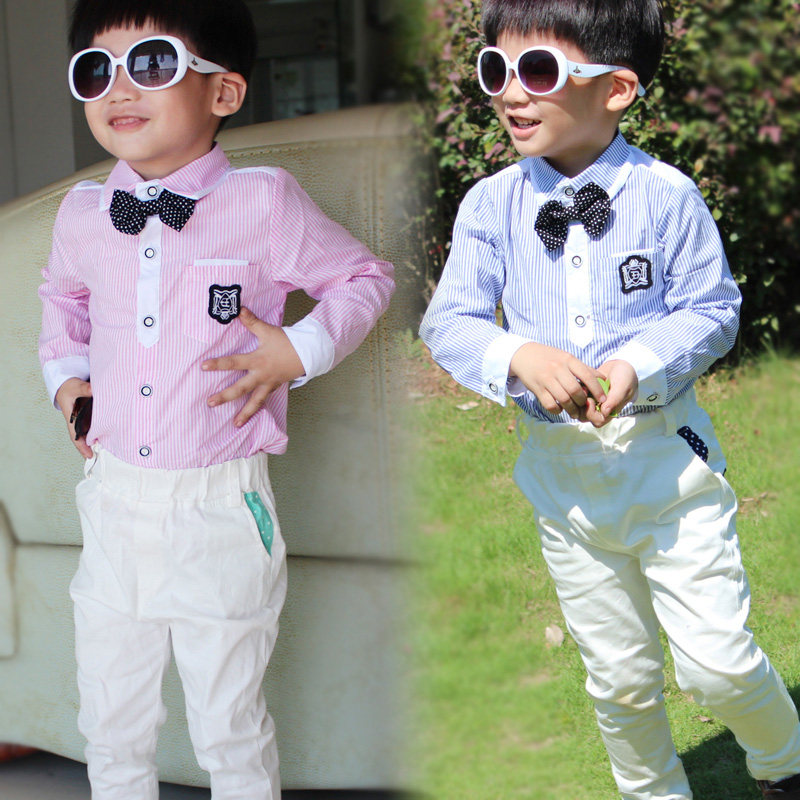 Chemise garcon à manche longue - Ref 2076232 Image 1