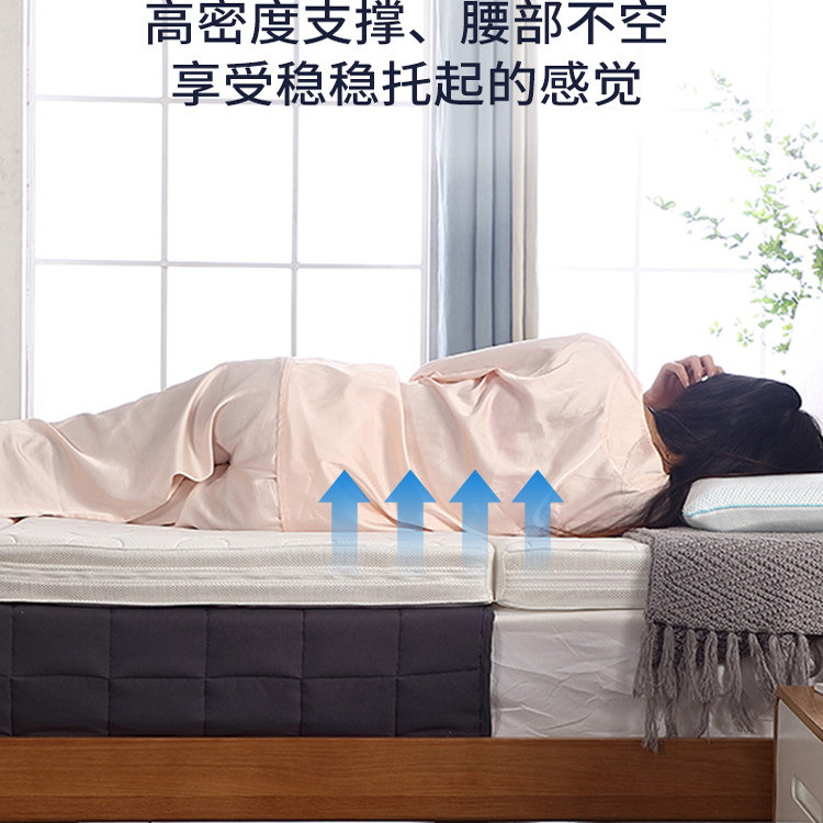 定制格瑞芳丹4D空气纤维床垫护脊腰动态支撑透气冷感可水洗零甲醛