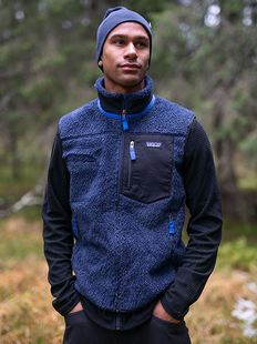 海淘现货Patagonia Classic Retro-X Vest 巴塔男款潮流抓绒马甲