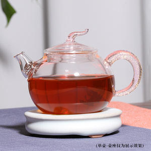 自慢堂茶壶大圆珠壶高硼硅玻璃壶