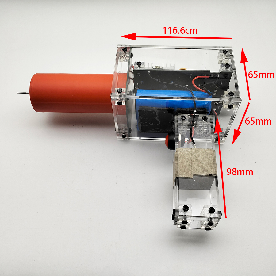 电手持式特斯拉线圈 电弧发生器 手持闪电发生器雷神之锤 电子DIY