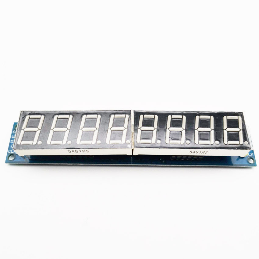 单片机控制8位数码管显示模块max7219 驱动 制作diy套件