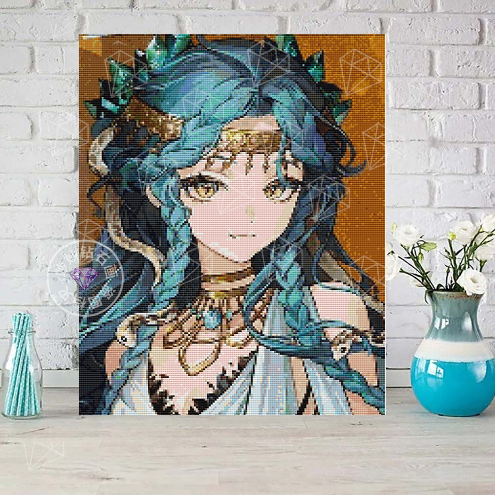 拉普拉斯方钻石画手工DIY重返未来1999女孩二次元砖石点钻十字绣