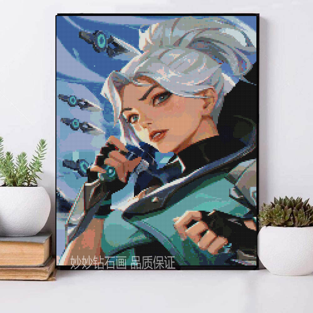 2026新款捷风钻石画无畏契约年轻人女孩男成人手工5diy砖石十字绣,居家布艺,钻石绣,淘宝优惠券,粉丝福利购,淘宝优惠卷