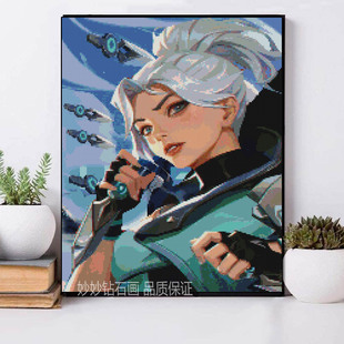 2026新款捷风钻石画无畏契约年轻人女孩男成人手工5diy砖石十字绣