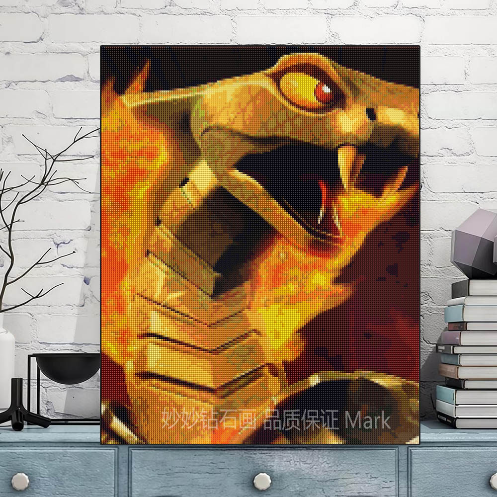 2026新款幻影忍者阿斯皮尔满钻石画儿童房男孩5DIY手工砖石十字绣