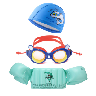 儿童充气腰带手臂圈水袖 浮带浮标背漂浮漂学习游泳神器教学腰带