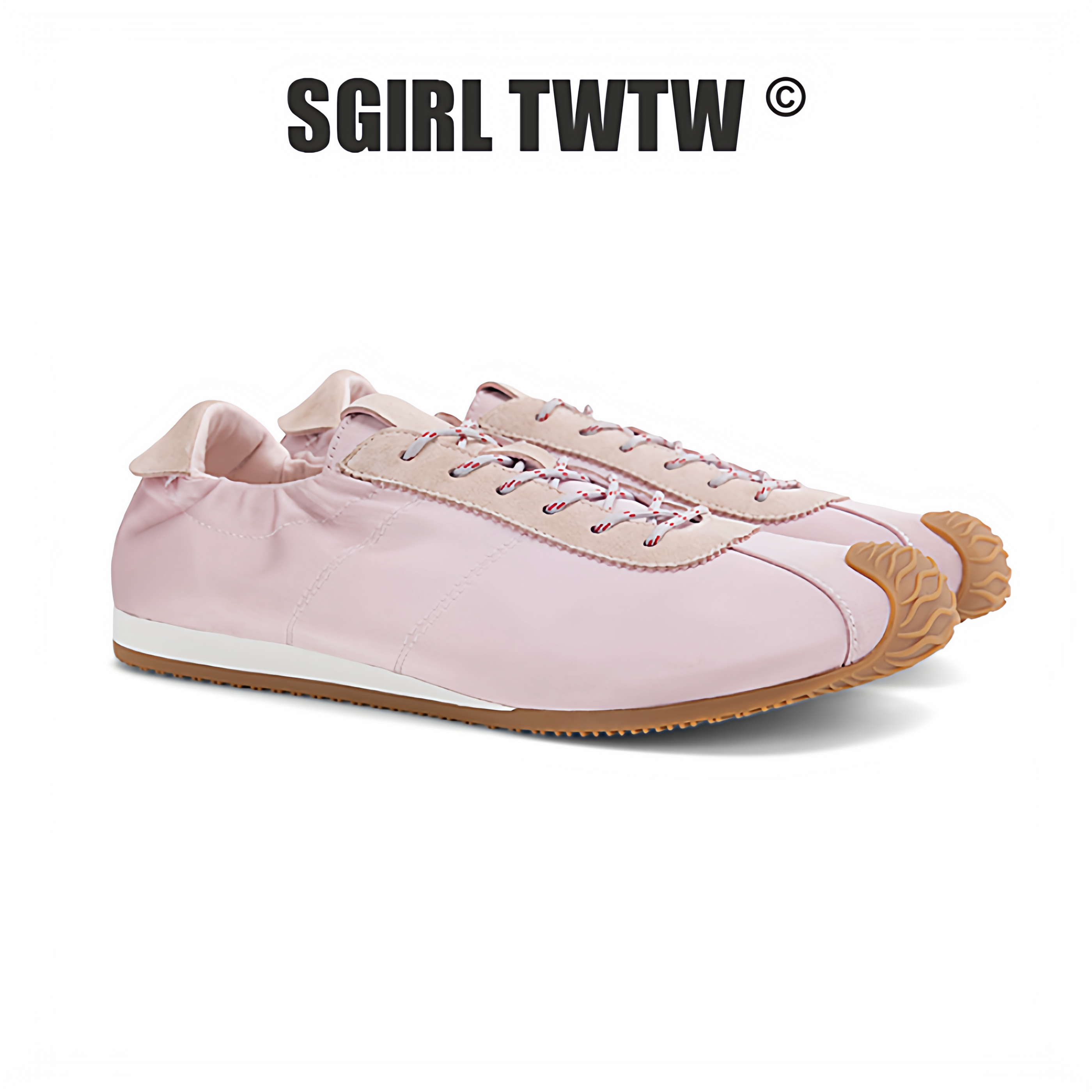 C539-10 SIGRL TWTW2026早春暖色系百搭休闲鞋德训鞋时尚包头潮鞋,女鞋,时尚休闲鞋,淘宝优惠券,粉丝福利购,淘宝优惠卷