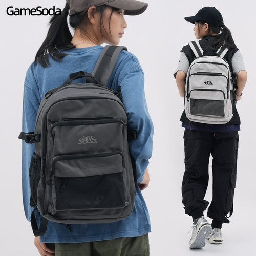 GameSoda电玩汽水都市工装双肩包