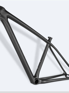 超轻山地车硬尾车架打雷越野车架碳纤维29er 148mm黑色无标 S M L