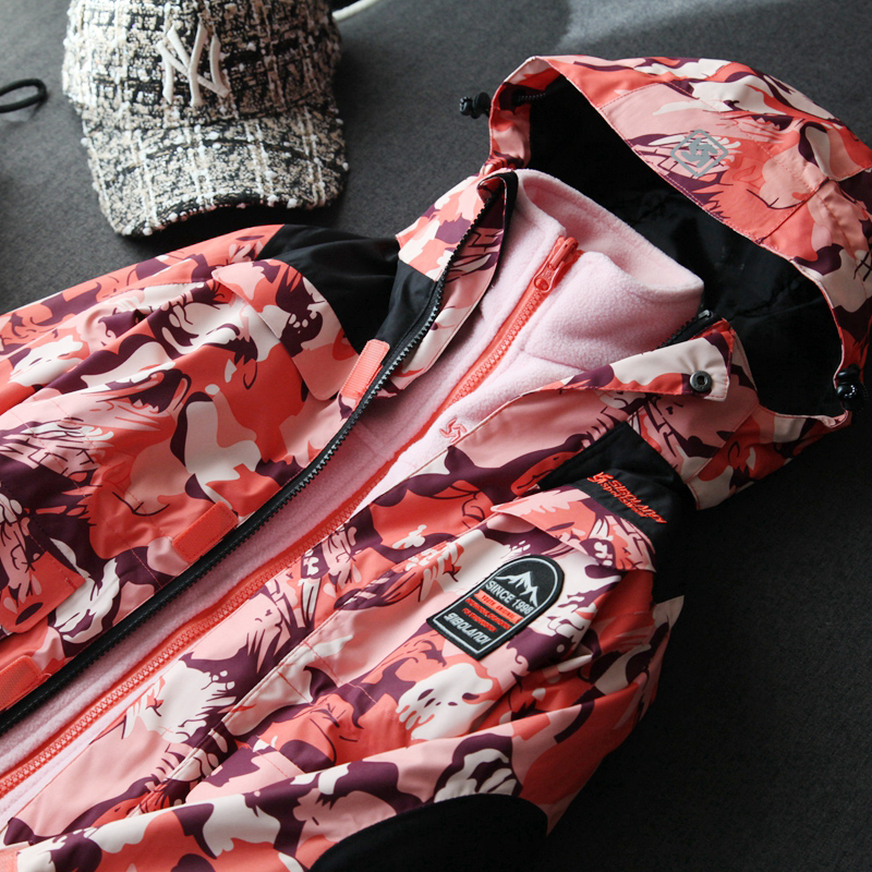 秋冬摇粒绒户外服可亲子冲锋衣