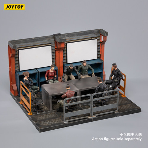 JOYTOY暗源118机库场景会议区