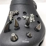 Аксессуар, туфли, металлическая серебряная пуля, пряжка для обуви, «сделай сам»