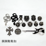 Металлический аксессуар, съемные туфли, пряжка для обуви, в стиле панк