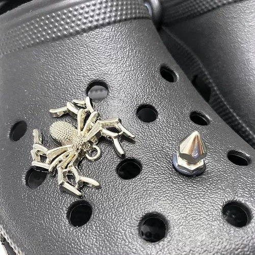 Аксессуар, металлические туфли, пуля, серебряная пряжка для обуви, «сделай сам», в стиле панк, паук, сороконожка