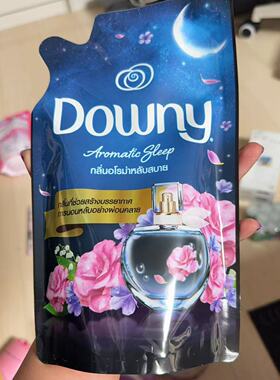 泰国Downy当妮衣物柔顺剂 午夜玫瑰精油香护色增香持久留香470ml