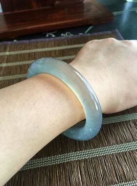 无烧原色绿玉髓玛瑙手镯不议价