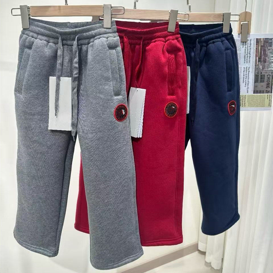 冬季新款男女童简单休闲百搭加厚羊羔绒休闲保暖运动裤一条过冬