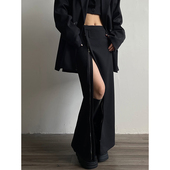 裙子 辣妹开叉半身裙女春季 美式 设计感中长款 AcupStudio江右上