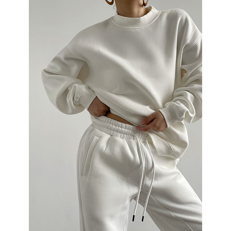 圆领长袖卫衣宽松加厚