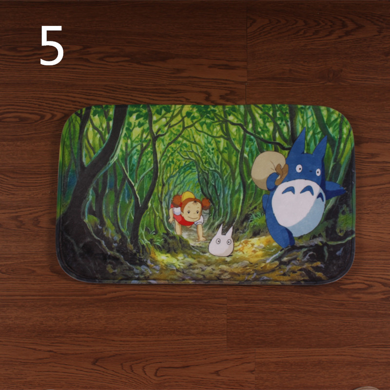 可爱日系小尺寸龙猫脚踩卡通地垫