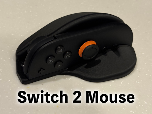 适用于switch2 joycon手柄鼠标模式握把 NS2 joycon鼠标握把手感